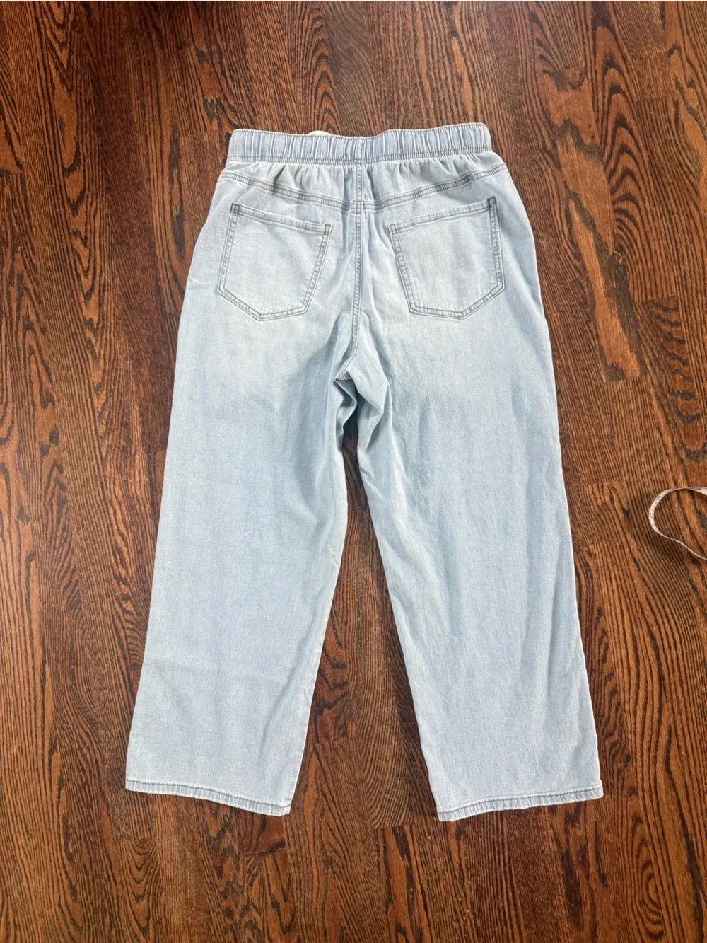 M Jeans by Maurices regular high-rise, crop drawstring jeans size Small - Picture 3 of 4